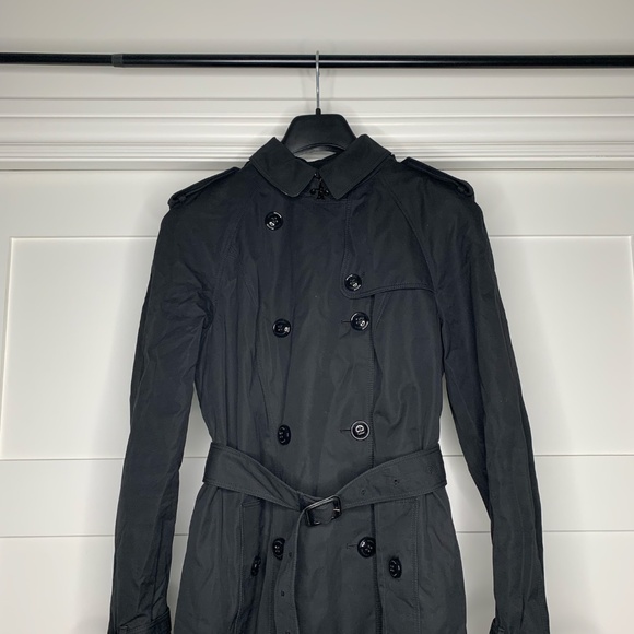 Burberry Black Trench Coat - Picture 2 of 16